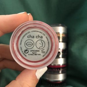 Trinny London lip2cheek in Cha Cha
